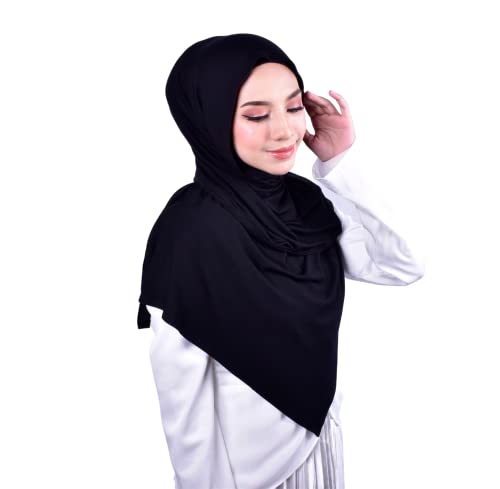 MuLanLegend Handmade | Mu Lan Cotton Shawl | Non-Slip Anti-Slip Large Hijab Wrap | Soft and Comfortable Jersey2