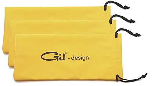 Price comparison product image GIL-Design 3 x Yellow Pouch