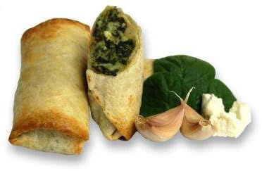 Van Lang Florentine & Feta Breakfast Wrap, 100 Mini Wraps, 3 oz Each, Spinach, Zesty Feta Cheese, Herbs and...