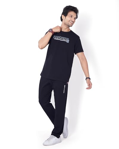Image of WEET Cotton T-Shirt and Pyjama Set for Men,Night Wear for Men,Men's Pyjama Set 127