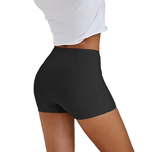 Image of SHARICCA BoyShorts Panties for Women Seamless Soft Boy Shorts Underwear Short Boxer Briefs Anti Chafing Multiple Pack