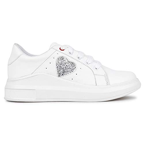 Image of Longwalk Girls Sneakers Breathable, Walking, Running Shoes (White)