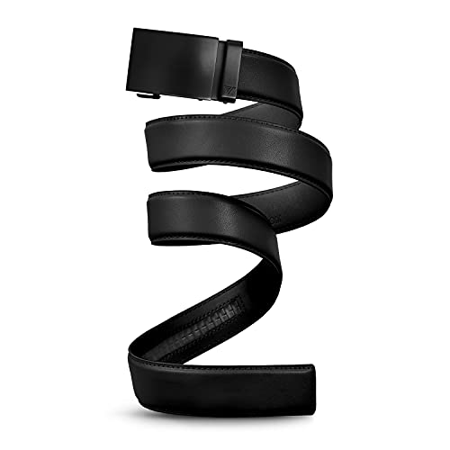 Image of Mission Belt Men's Leather Ratchet Belt, 40mm Metal Collection