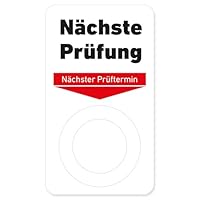 Grundplaketten für Prüfplaketten\nächste Prüfung\.