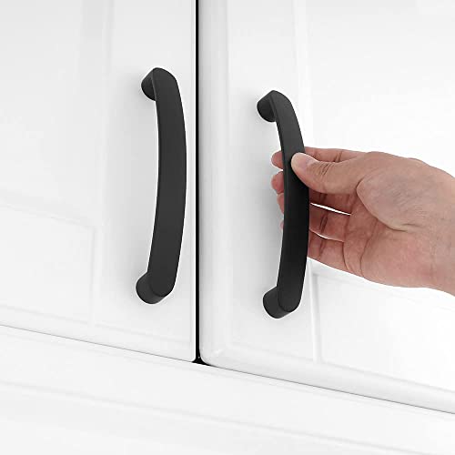 SYZOW 10 Pack Black Cabinet Handles Black Cabinet Pulls Kitchen Cabinet Handles,Black Drawer Pulls Kitchen Cupboard Handles Hole Center 192mm - Image 4