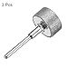 uxcell Diamond Grinding Burrs Drill Bit 1/8 Inch Shank 120 Grit 18mm Dia Cylindrical Diamond Mounted Points Bit for Carving Polishing Jade Jewelry Amber Stone Beeswax Glass 3pcs