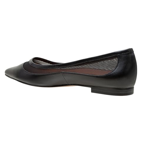 Linea Paolo - Novah - Womens Mesh Leather and Velvet Flats4