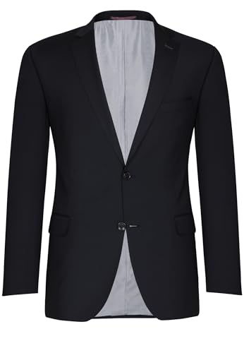 Veste de costume bleu confortable taille 52 pour silhouette impeccable