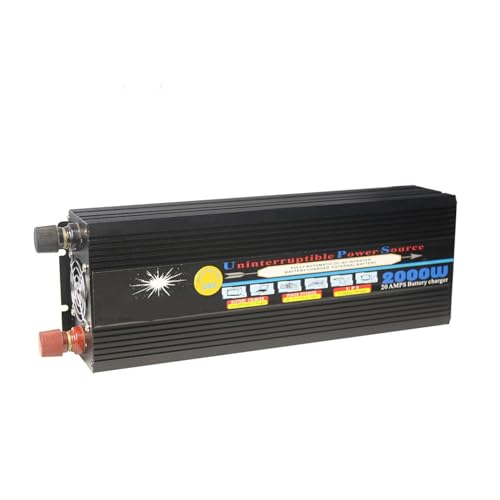 Onduleur domestique 2000W 12V24V pour l'autonomie électrique en camping-car et maison