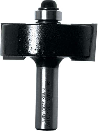 Leman 4008.732.00 Mèche à feuillurer HM ø 32 mm LU 13 mm queue de 8 mm avec guide à billes