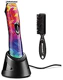 Andis SlimLine Pro Li Cordless T-Blade Hair Trimmer Prism Collection D-8 with BeauWis Blade Brush