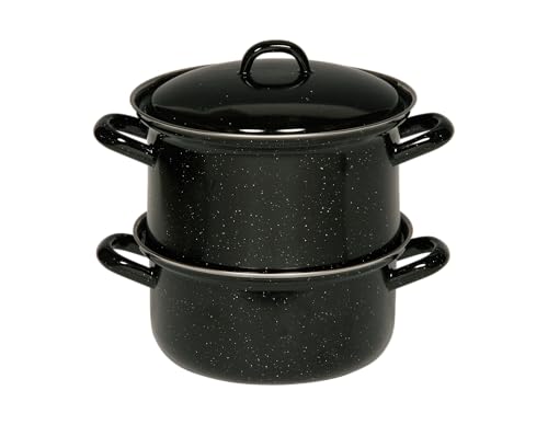 Riess Kelomat Cuiseur à pommes de terre en fer, noir, 40 x 23 x 13 cm