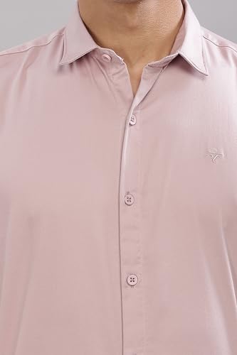 Image of Men's Cotton Lycra Slim Fit Shirt with Full Sleeves