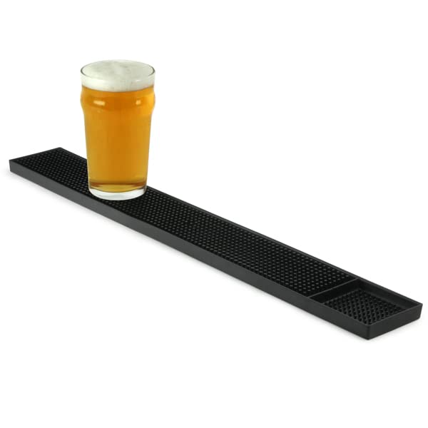 Bar@drinkstuff Alfombrilla de goma para barra de 24 pulgadas, paquete de 12
