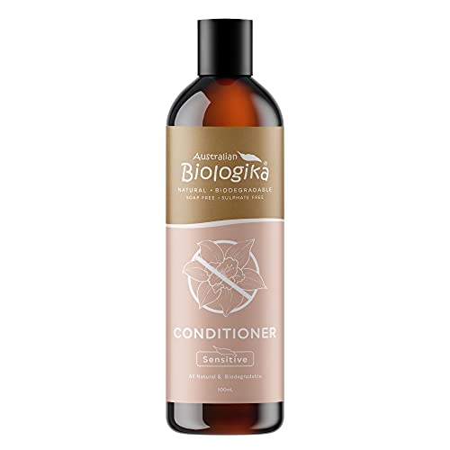 AUSTRALIAN ORGANIC BIOLOGIKA Fragrance Free Conditioner for All Hair Types 500 ml, Clear/Black