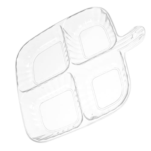 STOBAZA Prepare Dishware Divided Plate Garlic Onion Divider Vegetable Prep Tray Kitchen Prep Tray Pre-cutting Food Set