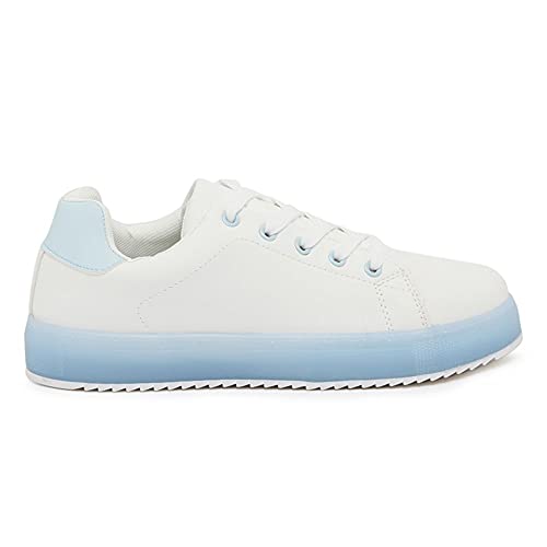 Image of shoexpress Womens Low Ankle Sneakers with Lace-up Closure Sneakers