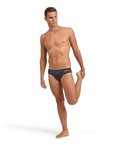Image of Arena Men's Team Solid Swim Brief MaxLife Athletic Swimwear Professional Swimsuit Bathing Suit