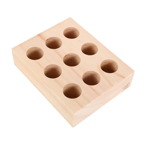 KOMBIUDA Wooden Insect Specimen Tool Kit Hole Pin Organizer Display Stand for Science Collections