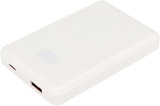 OULTECH OEC-LPB5024-WH Mobile Battery, 5,000 mAh, Flame Resistant, Long Life, PD20 W, Digital Display, PSE Certified, Multiple Protection Functions, White