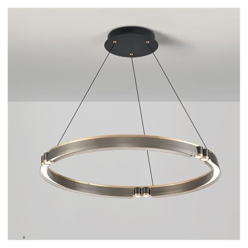 Lustre plafonnier LED suspendu aluminium design nordique luminaire décoratif salon