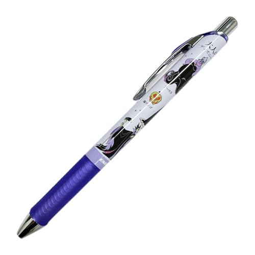 Stylo encre gel Disney Villains EnerGel 0.5 fini les bavures sur vos livres de coloriage adulte
