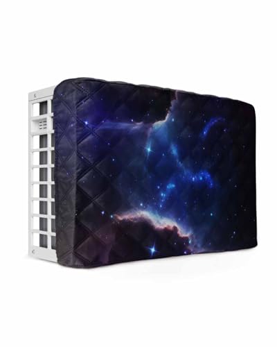 Voiremfuc Navy Blue Window AC Cover 17x13x3.5in