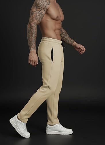 Image of ENDEAVOUR WEAR Men's Warm Fleece Straight Fit Trackpants