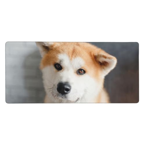 Tapis de souris Akita grand format base caoutchouc stable