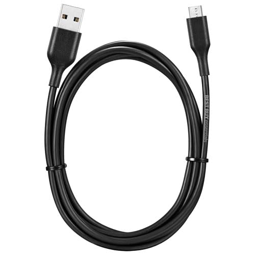 Image of Best Buy essentials USB Cables, Adapters & Accessories - Data Transfer, and High-Speed Compatibility for Phones, Laptops, and Electronics (Micro USB to USB Cable, 3 ft)