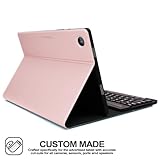 TECHGEAR Keyboard Case for Amazon Fire HD 8" 14th / 12th Generation, 2024/2022 - PU Leather, Detachable Bluetooth Wireless UK QWERTY Keyboard & Stand, Amazon Fire HD 8 Keyboard Case (Light Pink) - Image 8