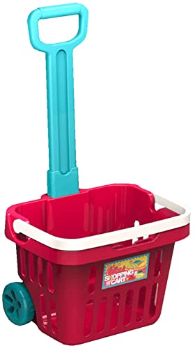 JT-Lizenzen Einkaufstrolley Kinder Spielzeug Trolley mit 6-TLG. Zubehör Kaufladenzubehör +3J – Bild 4
