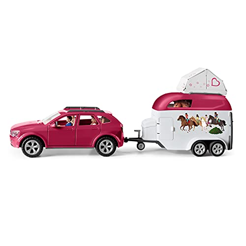 schleich 42535 Abenteuer mit Auto und Pferdeanhänger, für Kinder ab 5-12 Jahren, HORSE CLUB - Spielset – Bild 8
