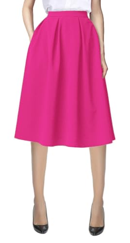 Jupe mi-longue pour femme avec poche pratique et taille élastique confort absolu Urban CoCo