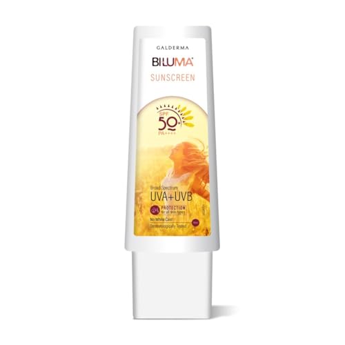 Bi-Luma Sunscreen| Spf 50+ & Pa++++|Brightening & Hydrating Sunscreen|Dermatologically Tested|Uva,Uvb,Visible Light, Blue Light & Pollution |Oily, Dry, Sensitive & Combination Skin| 50Ml