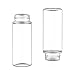 Bottles Chubby Gorilla - 120ML Unicorn Clear Natural Cap - V3 (5 PACK)