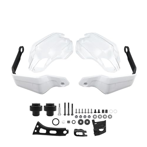 Guardamanos para XL750 para Transalp XL 750 2023 - Protector De Manos para Motocicleta, Protector De Parabrisas Paramanos Moto(Set A - White TP)