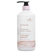 Manna Kadar Beauty Dead Sea Minerals Renewing Body Lotion, Coconut Hibiscus - Creates a Layer of Moisture, Skin Feels Smooth & Rejuvenated, Moisturizes, Creamy, Non-Greasy, Soothes the Driest Skin