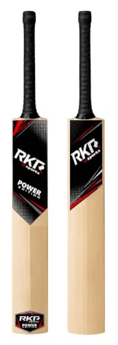 Image of Power Edition Himachal Willow Cricket Bat Size 5 with Premium Soft Tennis Ball | Natural Willow Wooden Cricket Bat for Boys & Girls Age 10-13 Years | Lightweight Tennis Ball Bat