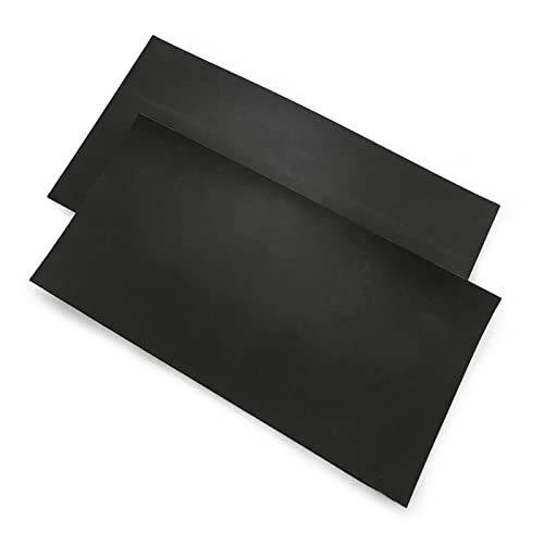 Image of TOJOIN RF Microwave Absorbers, 7.88inchesx 3.94inches x 0.04inches(200mm x 100mm x 1.0mm), Black, EMI Absorber, Adhesive Backing, Industrial Grade Tape 2PCS