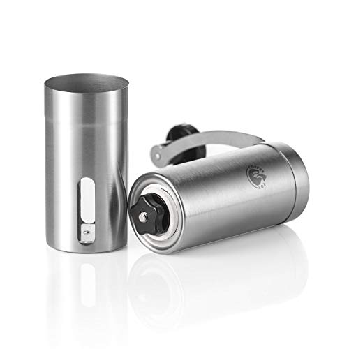 Coffee Fox® Roestvrijstalen en keramische koffiemolen - handmatige koffiemolen voor thuis, onderweg, op kantoor - Image 4