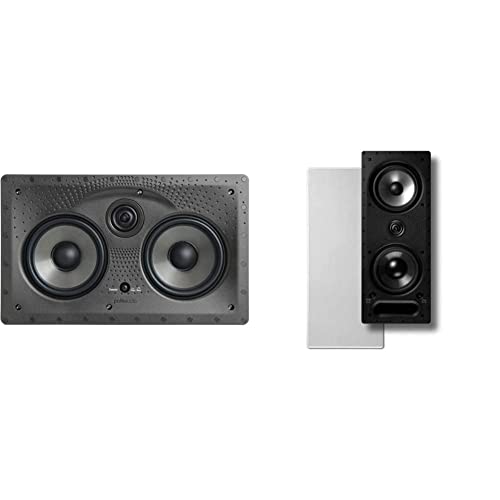 Polk Vanishing Series 255c-LS in-Wall Center Channel Loudspeaker, Dual 5.25' & Polk Vanishing Series 265-LS in-Wall 3-Way Loudspeaker, Dual 6.5' Dynamic Balance Drivers & 1' Ring-Radiator Tweeter