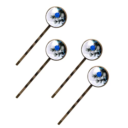 Épingles à cheveux sapin de Noël bleu pour fixer vos mèches rebelles pendant les fêtes