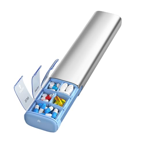 Boîte à médicaments en aluminium à compartiments multiples pour pilules - 2