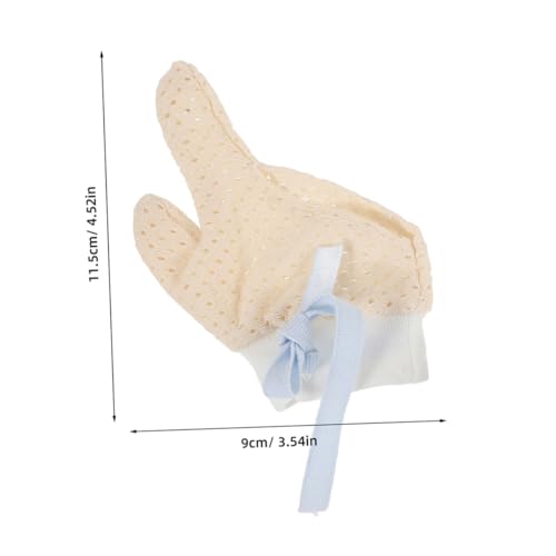 2Pairs Mittens Breathable Finger Gloves for Boy Girl Teething Protector Machine Washable Comfort2