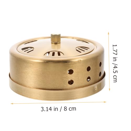 Caja de Moxibustión de Cobre FOMIYES, Quemador Portátil para Terapia de Moxibustión para Alivio del Dolor y Rigidez Muscular para Uso en Casa y Terapia de Masajes miniatura 2