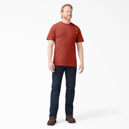 Image of Dickies Men's Heavyweight Heathered Short Sleeve Pocket T-Shirt