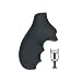 Hogue 81000 Ruger SP101 Rubber Monogrip Black