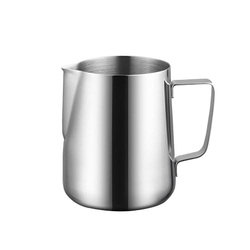 LATRAT Brocca per latte da 150 ml, in acciaio inox, per latte e latte