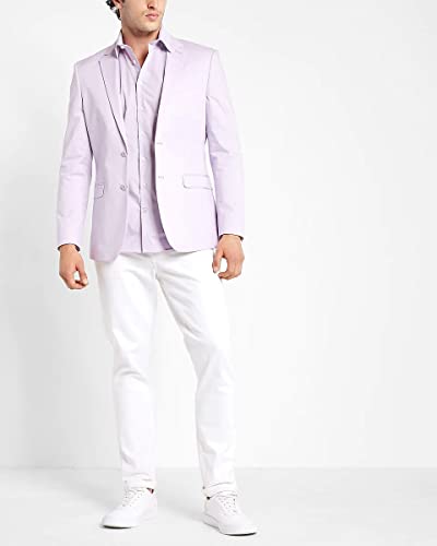 Men's Two Buttons Notch Lapel Blazer Coat Business Party Wedding Daily Suit Jacket3